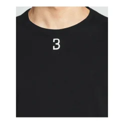 Homme Louisa Bracq T-shirt Col Rond*Black Basic Range -  T-shirt col rond