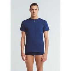 Homme Louisa Bracq T-shirt Col Rond*Navy Basic Range - T-shirt col rond