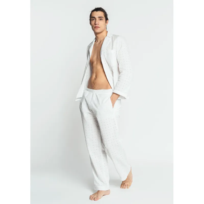 Homme Louisa Bracq Pantalon De Pyjama*Paco - Pantalon de Pyjama - Blanc
