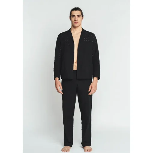 Homme Louisa Bracq Veste De Pyjama*Paco -  Veste de Pyjama - Noir