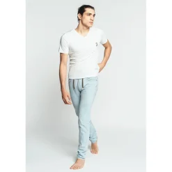 Homme Louisa Bracq T-shirt Col V*White Basic Range - T-shirt col V